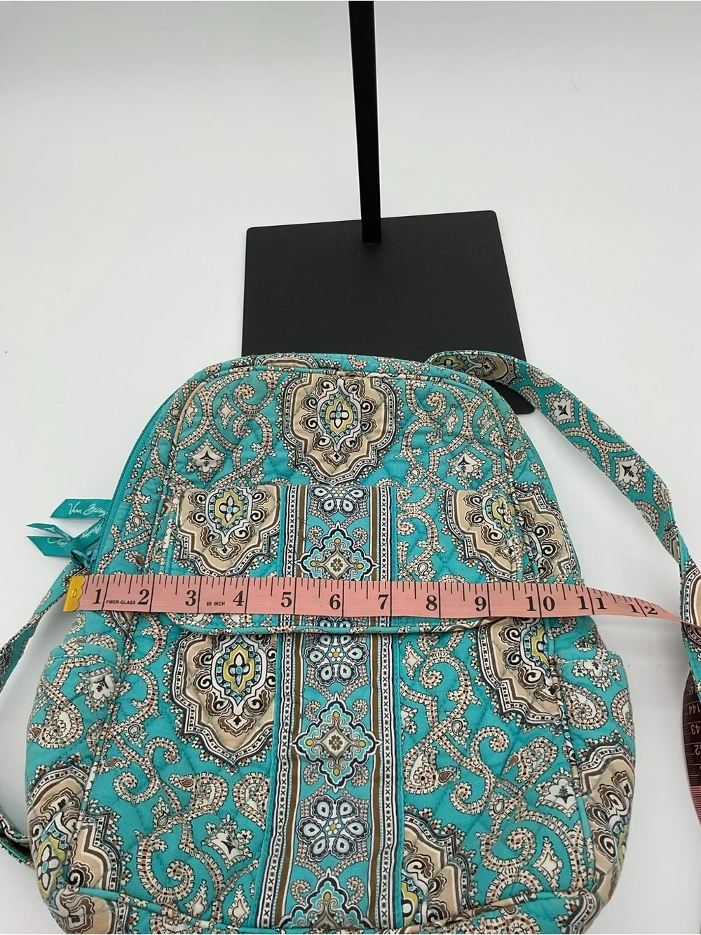 Vera Bradley Totally Turquoise Paisley Quilted Backpack